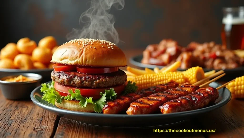 Cookout BBQ Menu