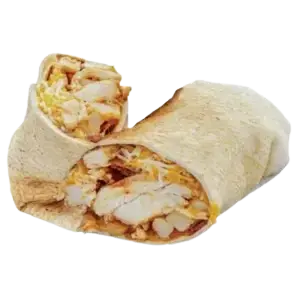 Cookout Cajun chicken wrap