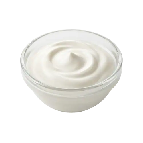 Cook Out sour cream topping in a small glass bowl