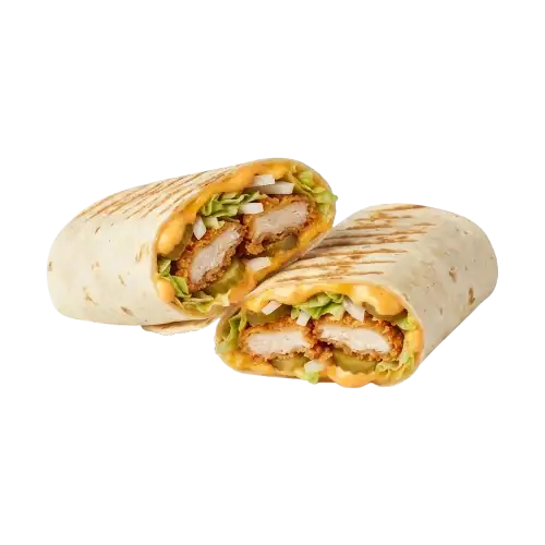 Cookout Spicy chicken wrap