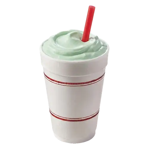 Cook Out Mint milkshake