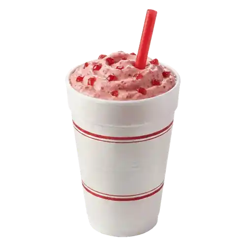 Cook Out Red Cherry milkshake